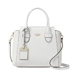 Kate Spade🤍Crossbody Kylie White Leather Satchel